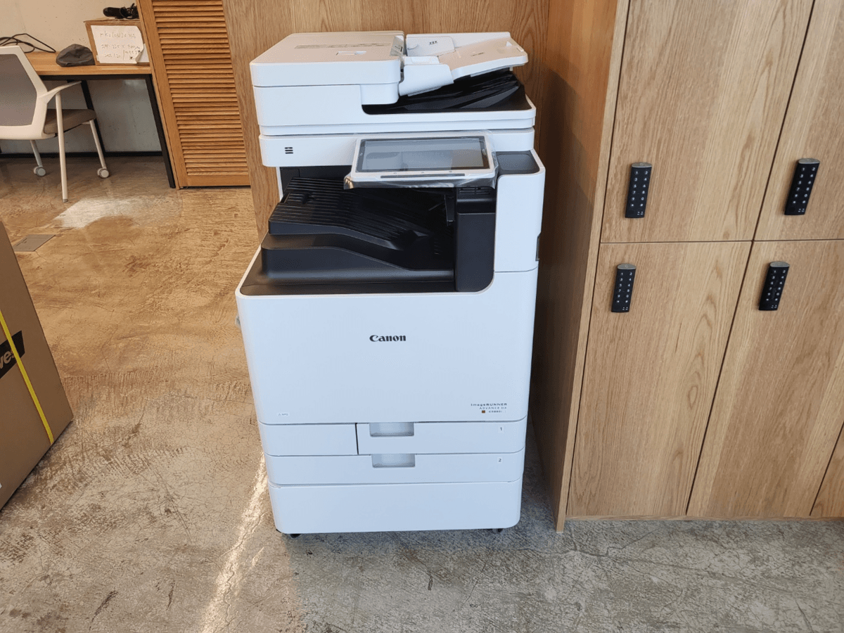 서울 신사동 사무실, 캐논 컬러 복합기 IR ADV DX C5850i 설치 사례
