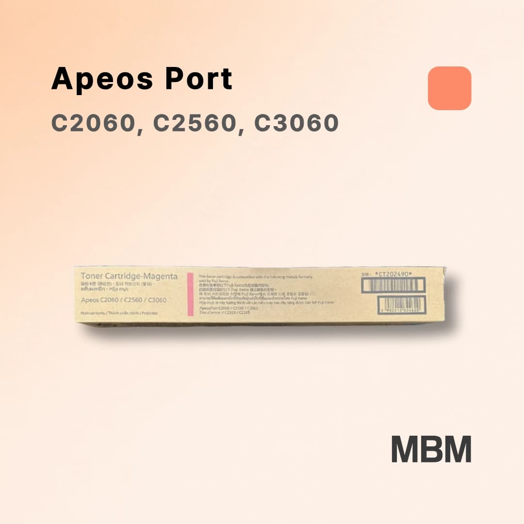 후지필름 CT202490 정품토너 ApeosPort C2060 C2560 C3060 빨간색