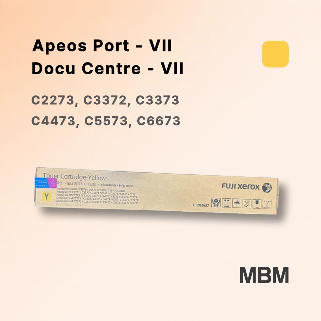 후지필름 AP -VII / DC -VII C2273 C3372 C3373 C4473 C5573 C6673 노란색 토너 오늘출발