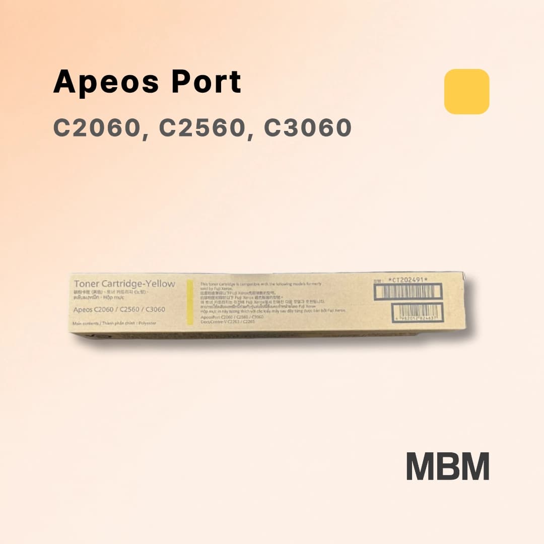 후지필름 CT202491 정품토너 ApeosPort C2060 C2560 C3060 노란색