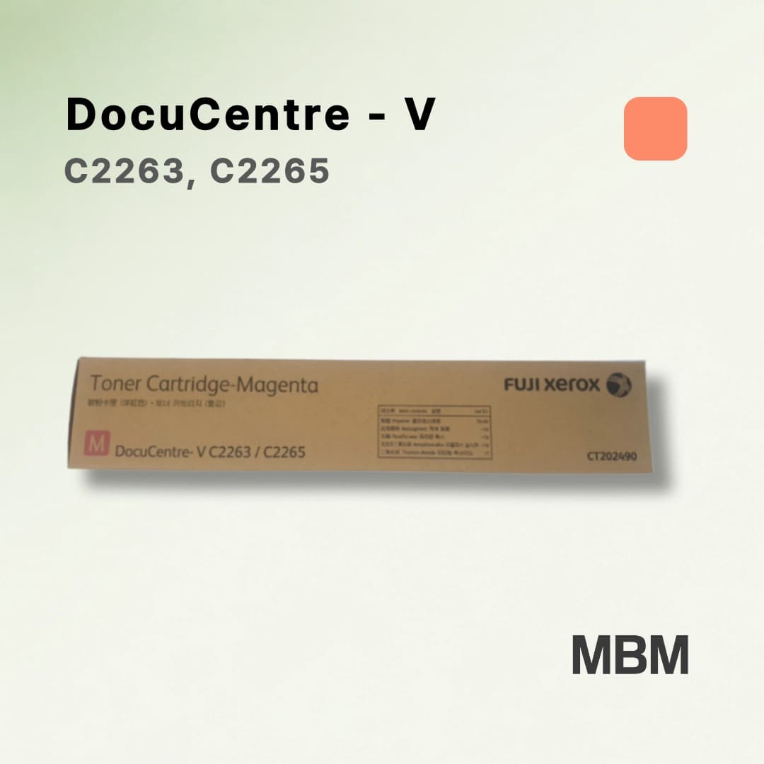 후지필름 정품 토너 DocuCentre V C2263, C2265 빨강